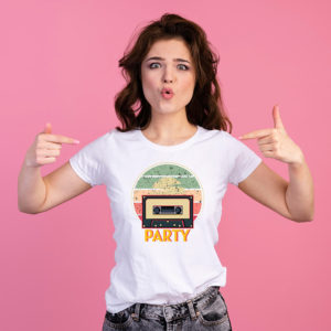 Party Retro Printed T-Shirt