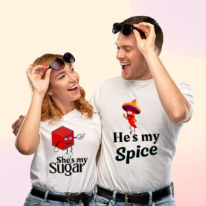 Sugar and Spice Couple T-Shirts