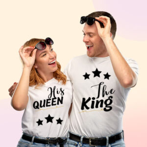 The King His Queen Couple T-Shirt